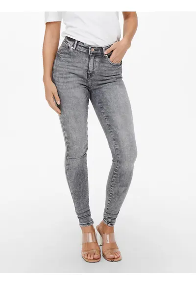 Blugi skinny cu aspect decolorat Power