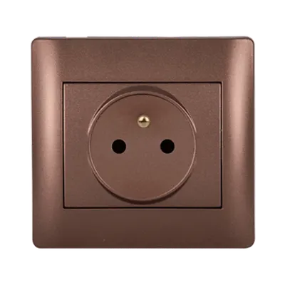 Rhyme French Type Socket Coffee Metallic