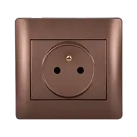 Rhyme French Type Socket Coffee Metallic