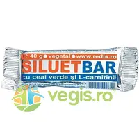 Baton Proteic Siluetbar cu Ceai Verde si L-Carnitina 40g
