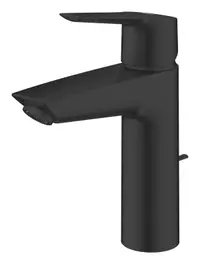 Baterie lavoar Grohe Start 234552432, marime M, 192 mm, ventil, Negru mat