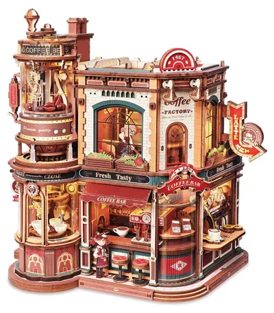 Model asamblabil Robo Time - Fabrica de cafea visată