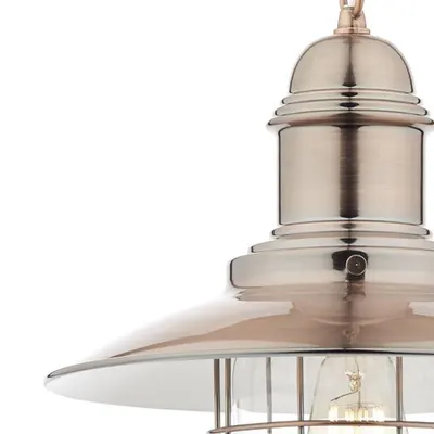 Lampa suspendata Terrace 1 Light Pendant Copper