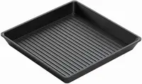 Tavă grătar pentru copt AMT - 26 x 26 x 3 cm, strat antiaderent Lotan, neagră