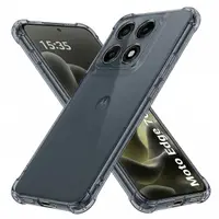 Husa pentru Motorola Edge 70 Pro, Techsuit, Shockproof Clear, Fumurie