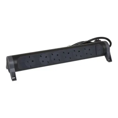 Prelungitor Sch 6x2p+t Premium Rotativ si Fixabil 1,5m 1,5mm2 Negru