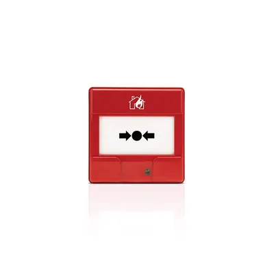 Buton incendiu conventional SATEL ROP-110, resetabil, LED activare, 9–30V DC compatibil centrale CSP