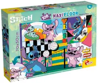Puzzle cu două fețe Lisciani pentru colorat 108 piese- Lilo și Stitch