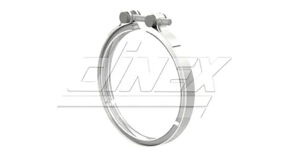 Colier sistem esapament (135,8mm-120,2mm, aluminiu) potrivit IVECO EUROCARGO V F4AFE411C-F4GFE601A 09.15