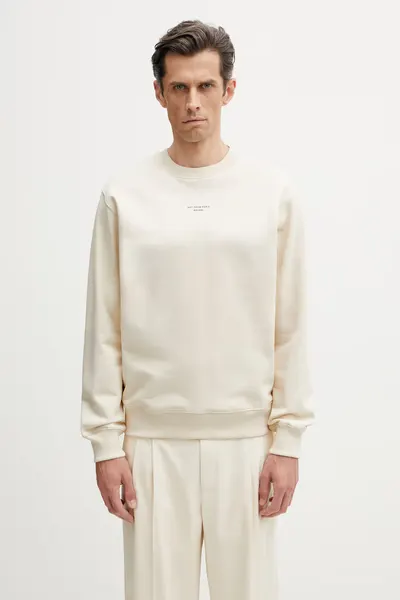 Drôle de Monsieur hanorac pentru bărbați, din bumbac Le Sweatshirt Slogan Classique