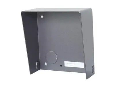 Protectie ploaie pentru un modul de videointerfon modular Hikvision DS- KABD8003-RS1/S, material otel inoxidabil, montaj aplicat