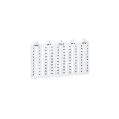 Eticheta Viking 3 - horizontal - pitch 6 mm - number from 21 to 30
