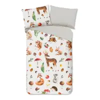 Lenjerie de pat pentru copii din flanelă 140x200 cm – Good Morning