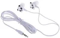 Căști cu microfon pentru copii I-Total - Panda Collection 11083, alb