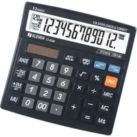 Calculator Eleven - CT-555N, de birou, 12 cifre, negru