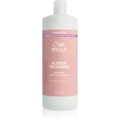 Wella Professionals Invigo Blonde Recharge șampon pentru păr blond neutralizeaza tonurile de galben 1000 ml