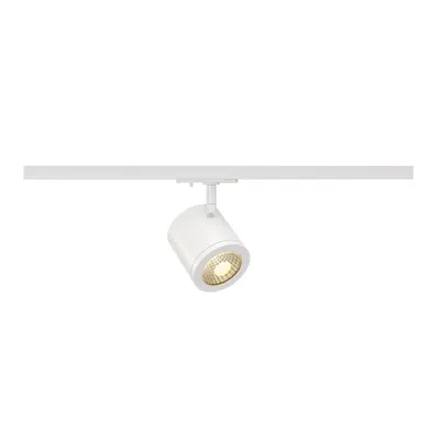 Iluminat decorativ pe sina, Melodii ENOLA C TRACK, LED alb, 3000K, rotund, alb mat, 35 °, 11.2W, inclusiv. adaptor 1 faza