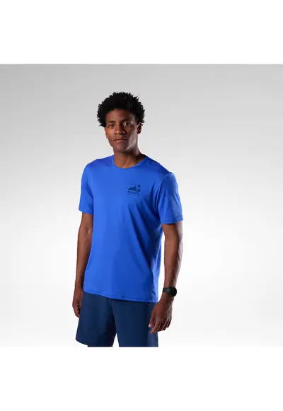 Tricou sport barbati GRAPHIC ACTIVE TEE - albastru - Albastru