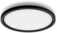 Plafon LED Philips - Hue Aurelle RD, IP20, 24.5W, dimmer, negru