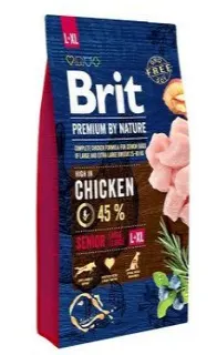 Brit Premium By Nature Senior L+XL - 3-kg