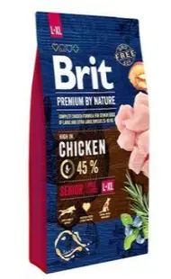 Brit Premium By Nature Senior L+XL - 15-kg