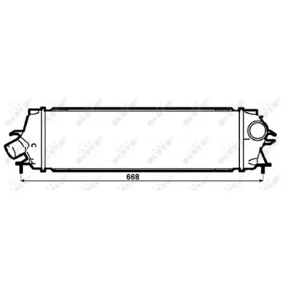 Intercooler, compresor NRF 30271