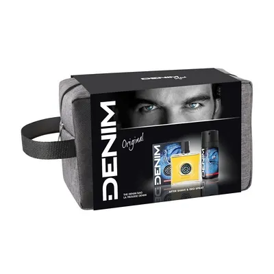 Set Denim Original After Shave 100 ml + Deodorant Spray 150 ml + Borseta
