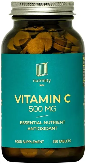 Vitamina C, 500 mg, 250 tablete, Nutrinity Labs