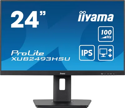 Monitor IIYAMA - ProLite XUB2493HSU-B6, 23.8'', FHD, IPS, 1 ms, USB Hub