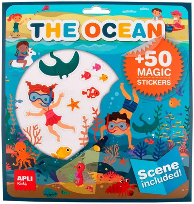 Joc cu stickere Apli Kids - Ocean