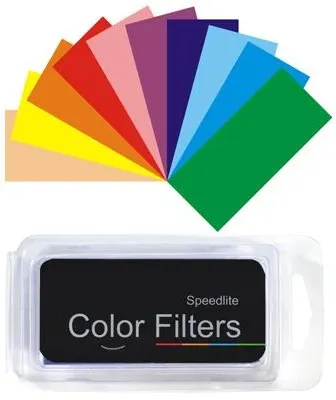 Filtre de culoare DYNAPHOS - CF-07, pentru bliț manual, 7 culori