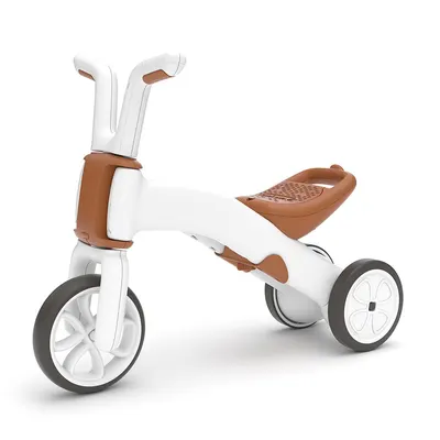 Tricicleta copii Chillafish Bunzi Mate 2in1, Camel