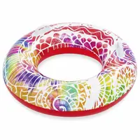 Colac de inot gonflabil cu manere Bestway Neon 91cm