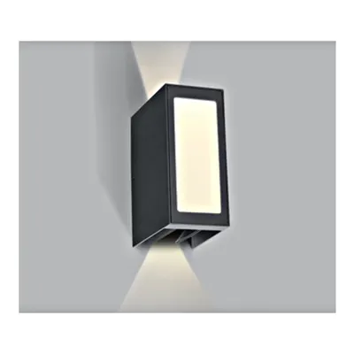 Atla LED, 9W,600lm, 3000K, 230V, IP54,antracit