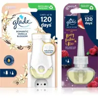 GLADE Electric scented oil Romantic Vanilla Blossom + Berry Festive Kiss ambalaj economic