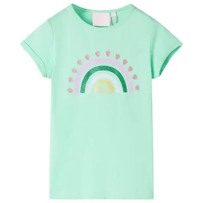 Tricou pentru copii, verde strălucitor, 92