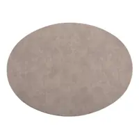 Suport farfurie din imitație de piele ZicZac Troja, 33 x 45 cm, gri