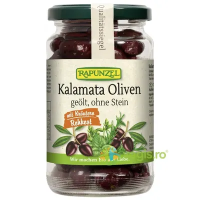 Masline Kalamata cu Ierburi Aromatice Ecologice/Bio 170g