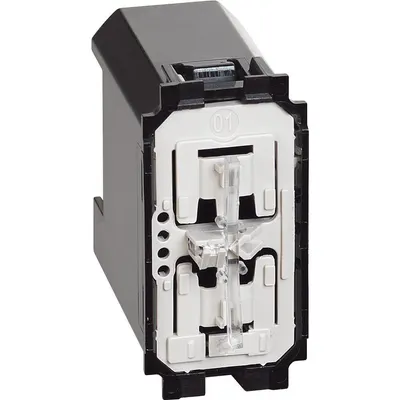 Variator/intrerupator universal conectat Bticino Living Now K4411C, alb, negru