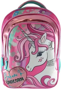 Ghiozdan școlar Graffiti Unicorn - Believe in Unicorn, 2 compartimente