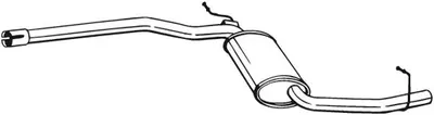Toba esapament mijloc AUDI A4 1.9D 2.0D intre 2004-2008