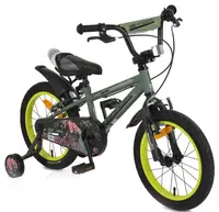 Bicicletă pentru copii Byox - Monster, 16'', verde.