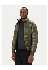 Geaca de puf barbati kaki - material usor