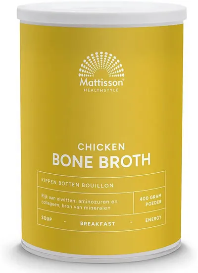 Chicken Bone Broth, 400 g, Mattisson Healthstyle