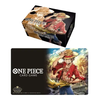 One Piece Card Game - Playmat and Storage Box Set - Monkey D Luffy