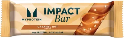 Impact Bar, ciocolată cu caramel și nuci, 64 g, Myprotein
