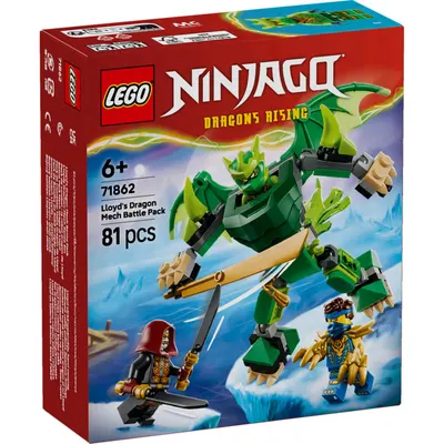 LEGO® Ninjago - Pachet de lupta cu robotul dragon al lui Lloyd (71862)