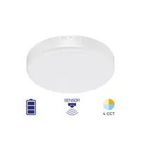 Aplica LED 20W 3in1 cu Senzor si Kit de Emergenta, Grande, IP54, Alb