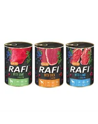 DOLINA NOTECI RAFI Conserve pentru caine adult, mix sortimente 36x400g