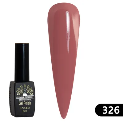 Oja semipermanenta Black Elite, Global Fashion 8 ml, 326 Engros